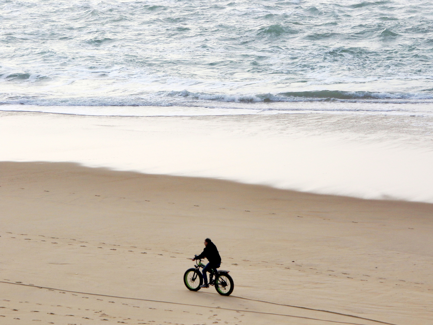 seul sur la plage !