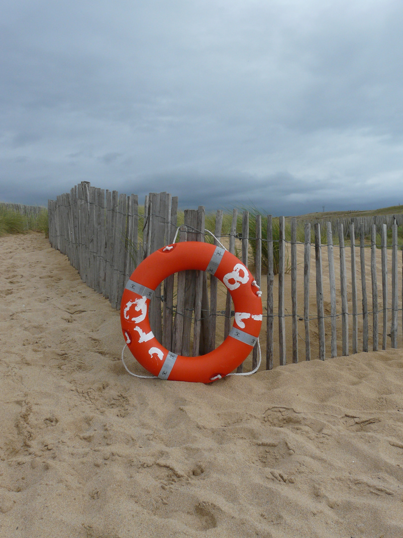 Seul sur le sable...