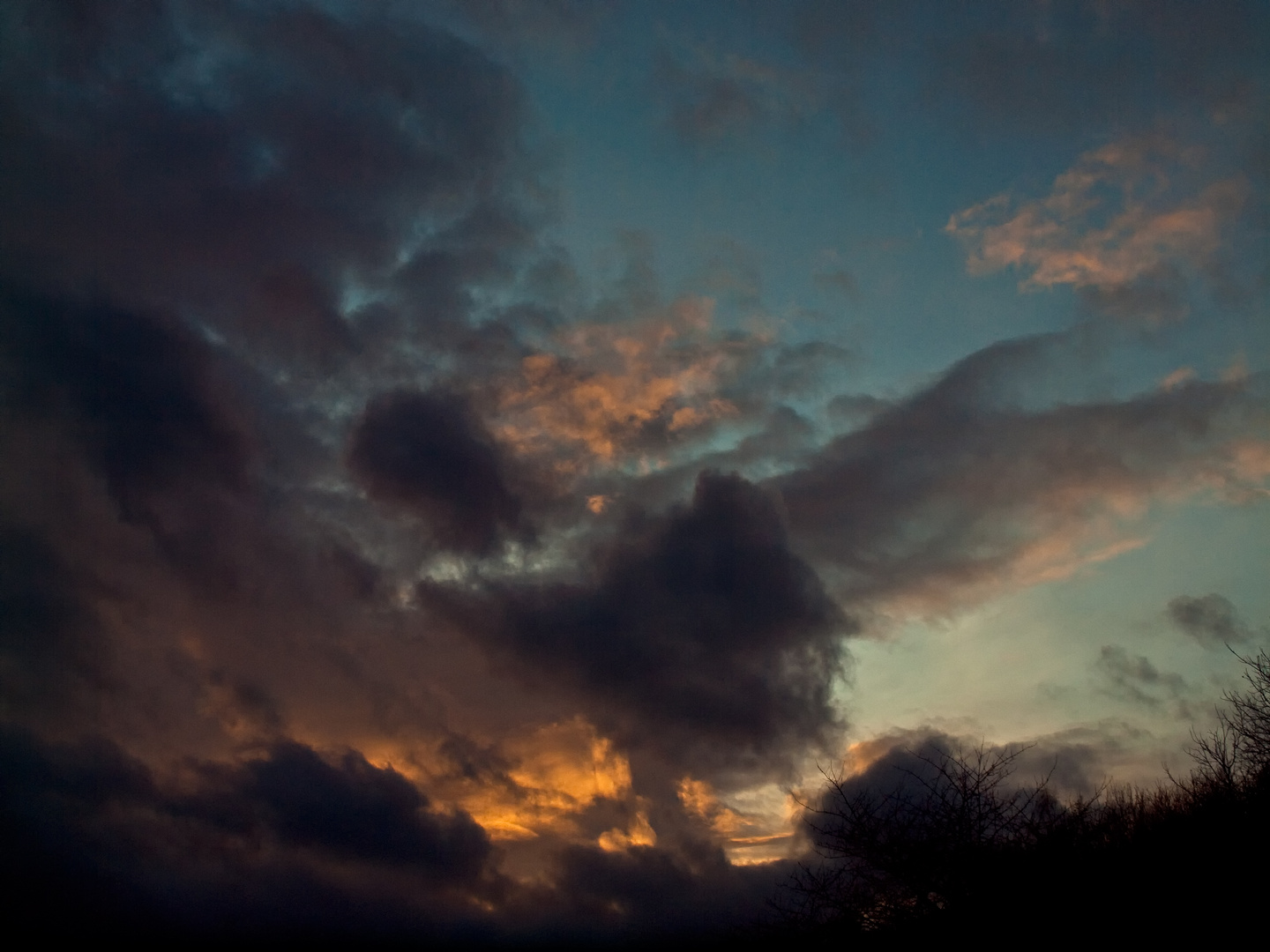 seulement un couché de soleil - nur ein Sonnenuntergang