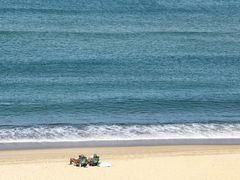 Seuls sur la plage !