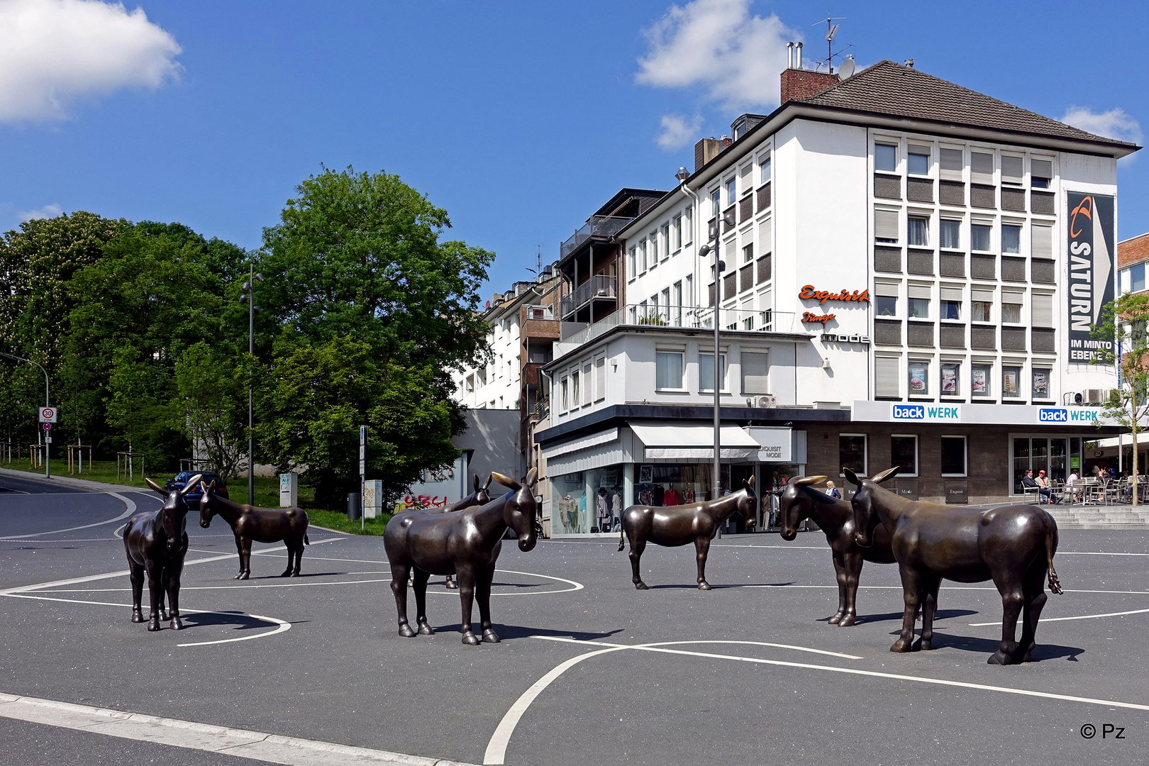 Seven Donkeys - Donkey’s Way von Rita McBride …