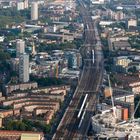 Seven trains on the move