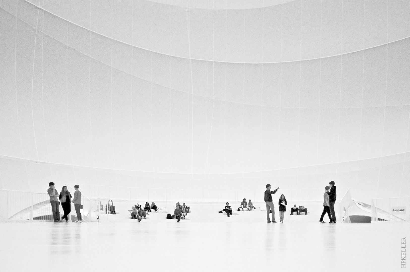 ...several month ago inside "Big Air Package" Christo, Gasometer Oberhausen