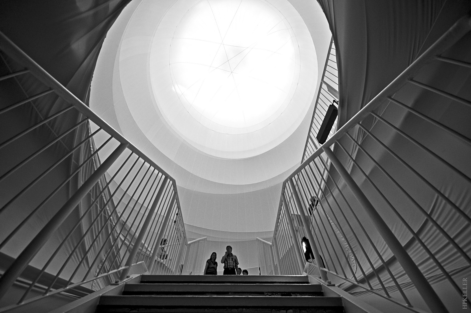 ...several month ago, inside "Big Air Package" Christo II - Gasometer Oberhausen