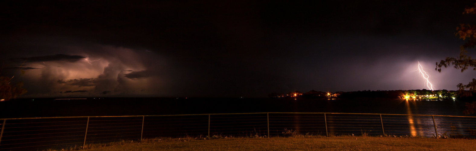 Severe Storm with intense lightning