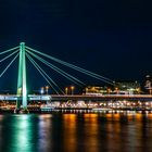 Severinsbrücke Köln bei Nacht