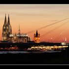 Severinsbrücke und der Kölner Dom