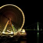 Severinsbrücke und Deutzer Kirmes, Köln