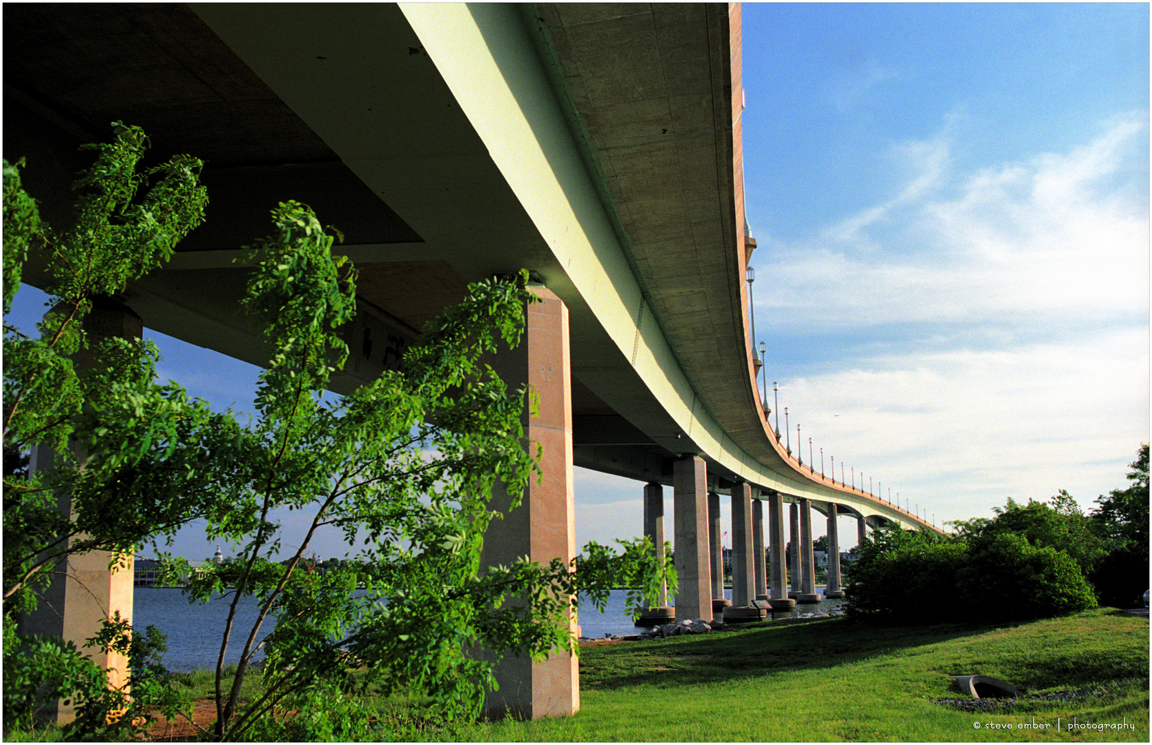 SevernScape No.6 - Naval Academy Bridge from Jonas Green Park