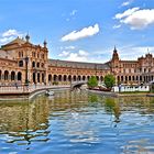 Sevilla 03 - Plaza de Espana mit Kanal