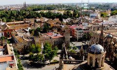 Sevilla: Blick über den Palast