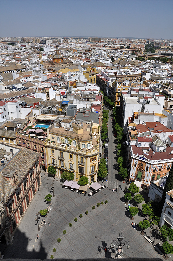 Sevilla . Blick vom Glockenturm