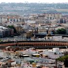 Sevilla, Blick vom Kirchturm auf die Stierkampf-Arena