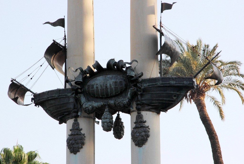 Sevilla: Denkmal an Christoph Columbus - Fernando