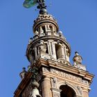 Sevilla: der Glockenturm der Kathedrale - Detail-Ansicht
