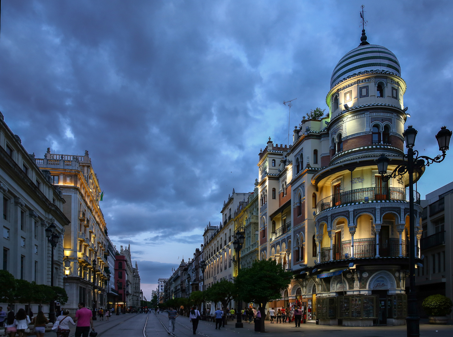 Sevilla Fußgängerzone / Sevilla pedestrian area