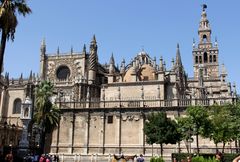 Sevilla, Kathedrale mit Blick aus-Süden - 2