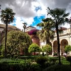 Sevilla, Patio (2) Casa de Pilatos.