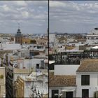 Sevilla Stadt - Spanien - 3D Kreuzblick