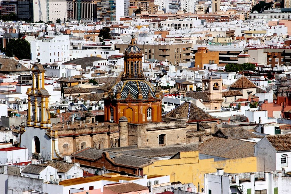 Sevilla, Turmblick über die Stadt - 07