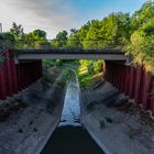 Sewage runoff into the Emscher