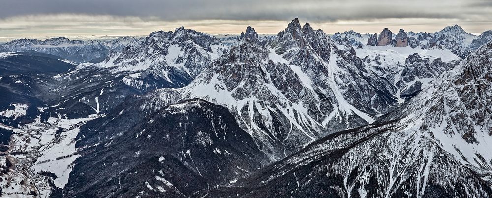 SEXTENER DOLOMITEN - monochrom