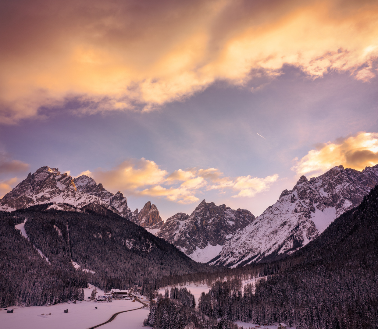 Sextener Dolomiten sunset