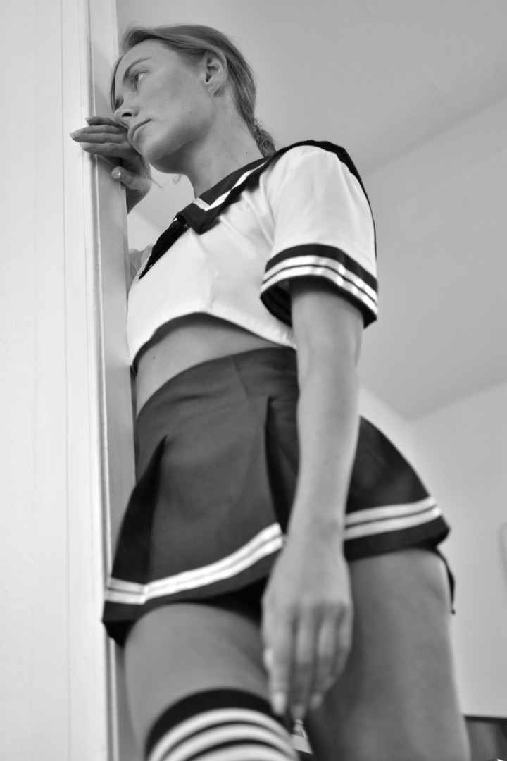 Sexy Schulmädchen Uniform 