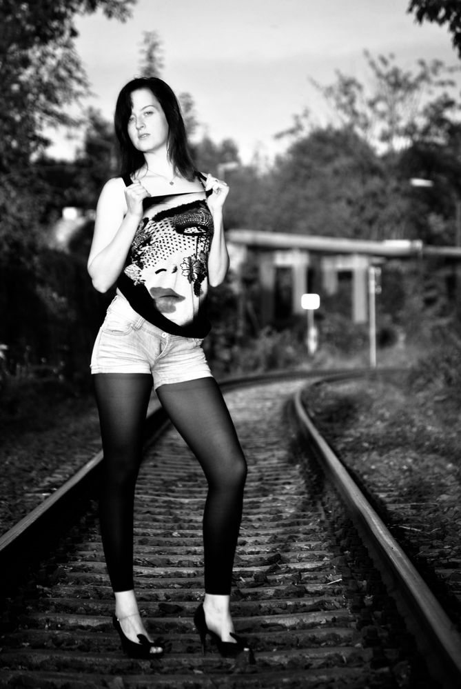 sexy train Foto & Bild | modelle stellen sich vor, weibliche modelle