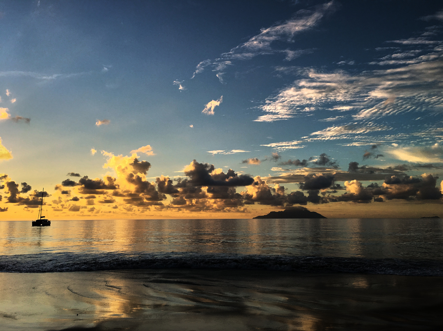 Seychellen - Mahé Sunset