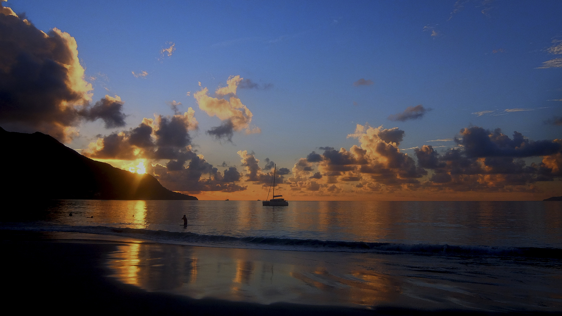 Seychellen - Mahé Sunset