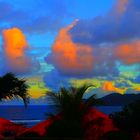 Seychellen / Sonnenuntergang auf Mahe / Indischer Ozean