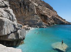 Seychelles beach / Ikaria island, Greece; Griechenland 