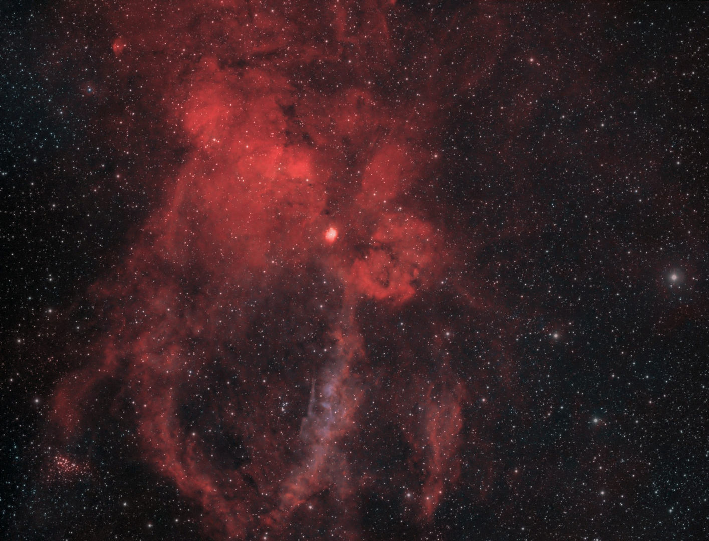 Sh2-157 mit NGC 7510