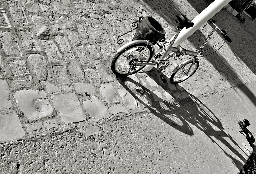 shadow and it's bike