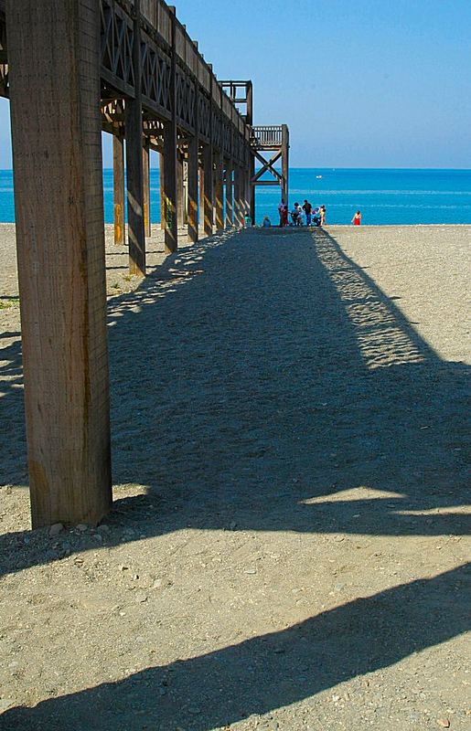 shadow of bridge