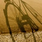 Shadow of my bicycle……:)