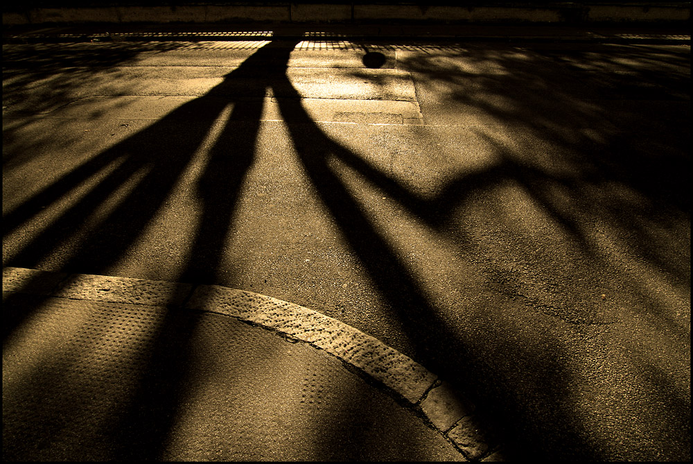 shadow on the street