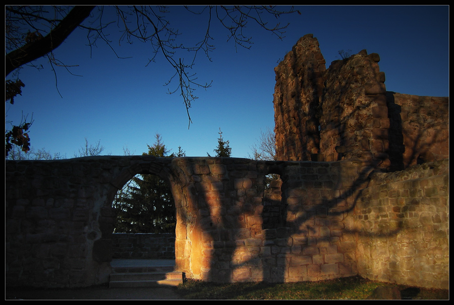 shadow on the wall