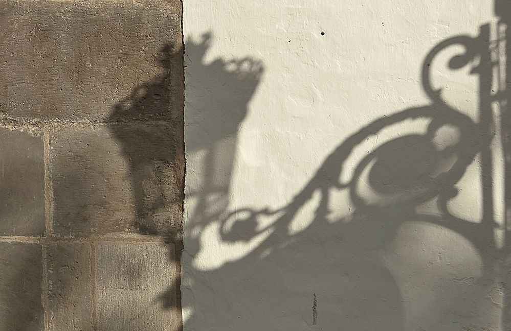 shadow on the wall