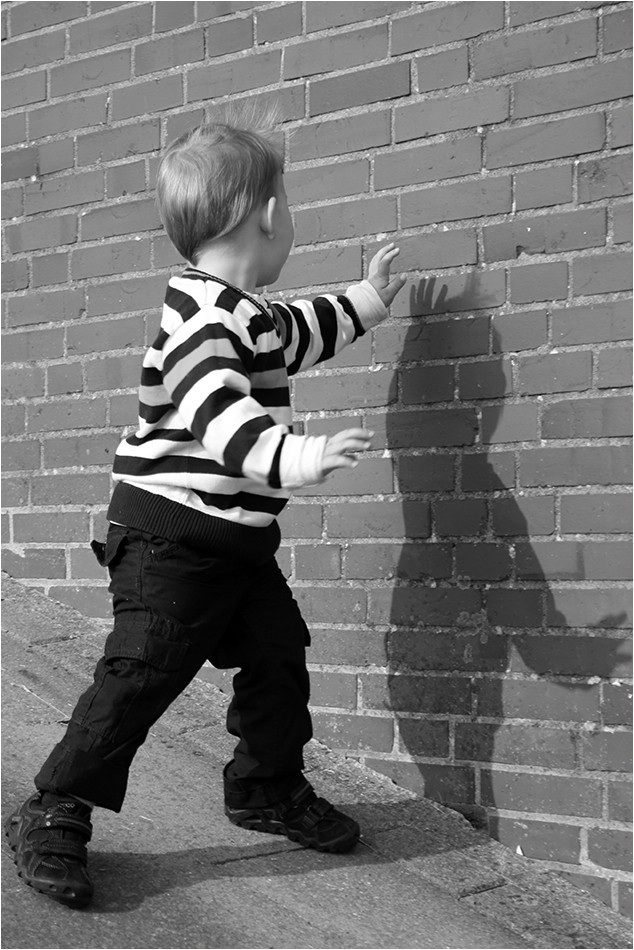 shadow on the wall