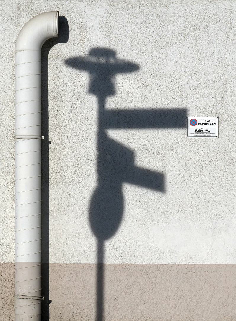 shadow on the wall