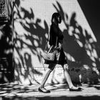 shadow, pattern and a girl