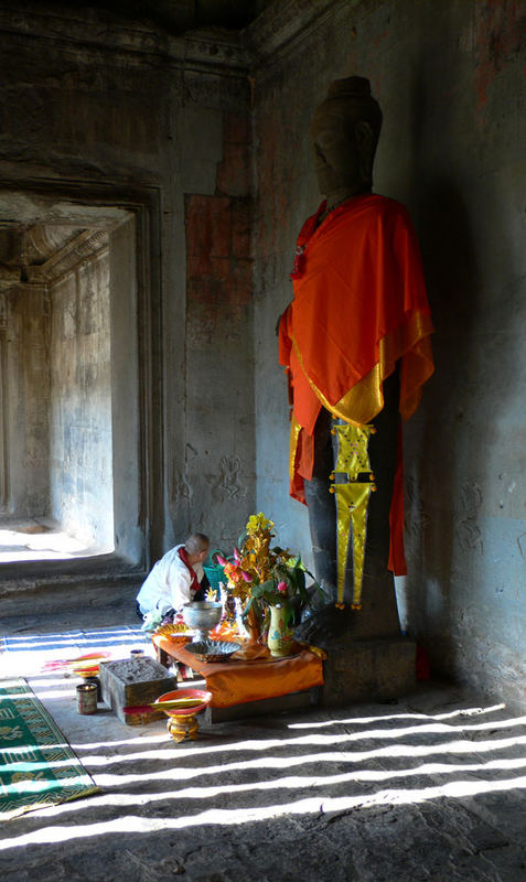 Shadows in Angkor Wat