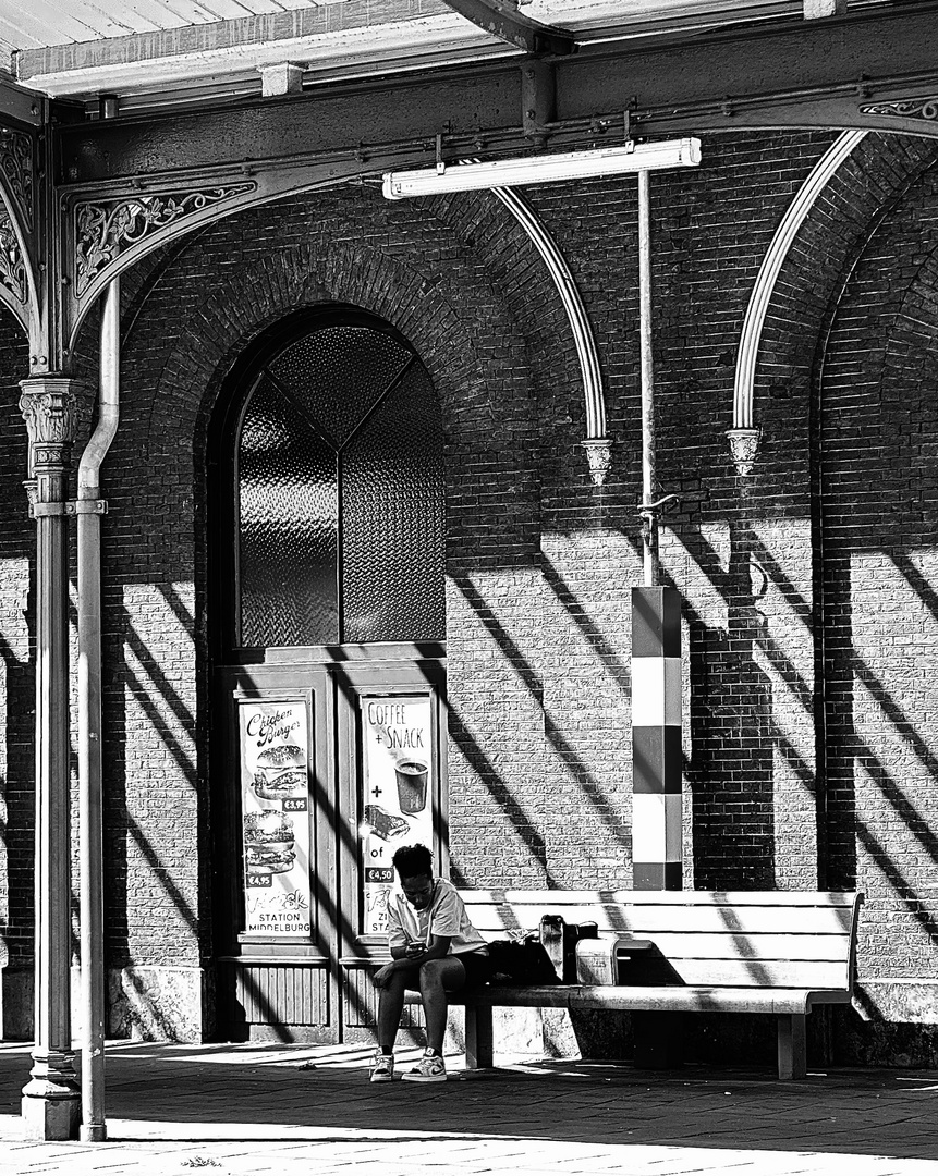 Shadows on the Wall at a station