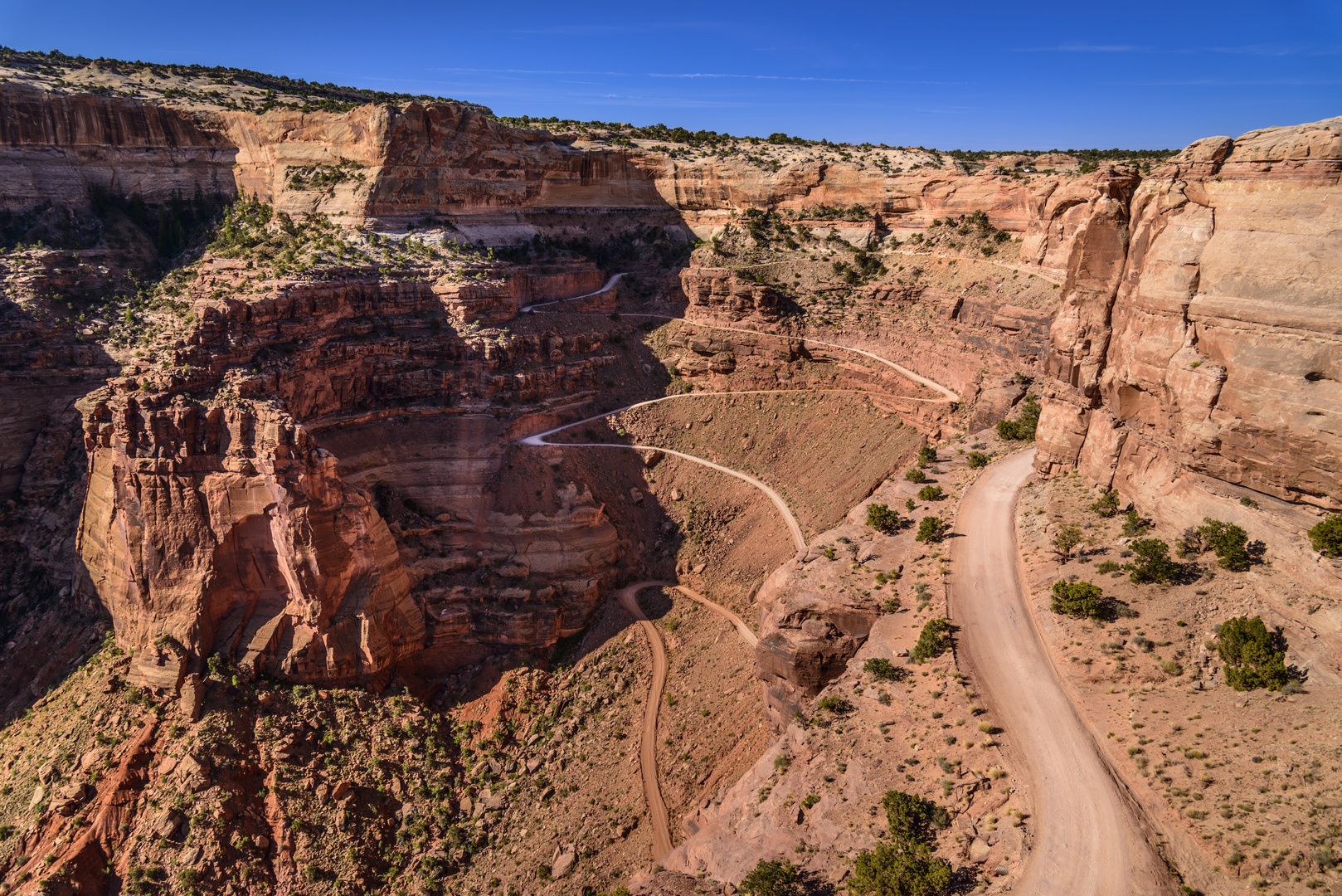 Shafer Trail Road, Canyonlands, Utah, USA Foto & Bild landschaft