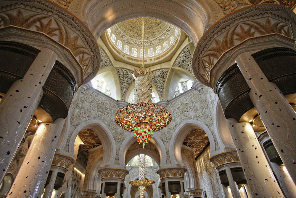 Shaikh Zayed Moschee in Abu Dhabi