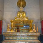 Shakyamuni altar in Wat Suk Duan Ha