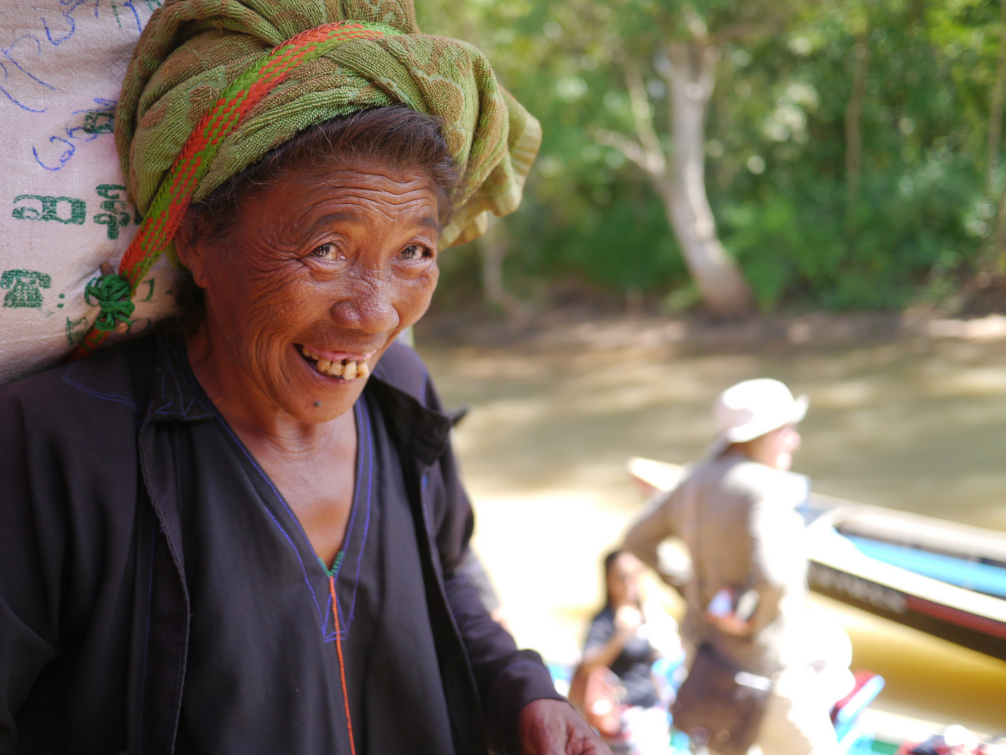 Shan - Frau auf dem Weg zum Markt - Myanmar-