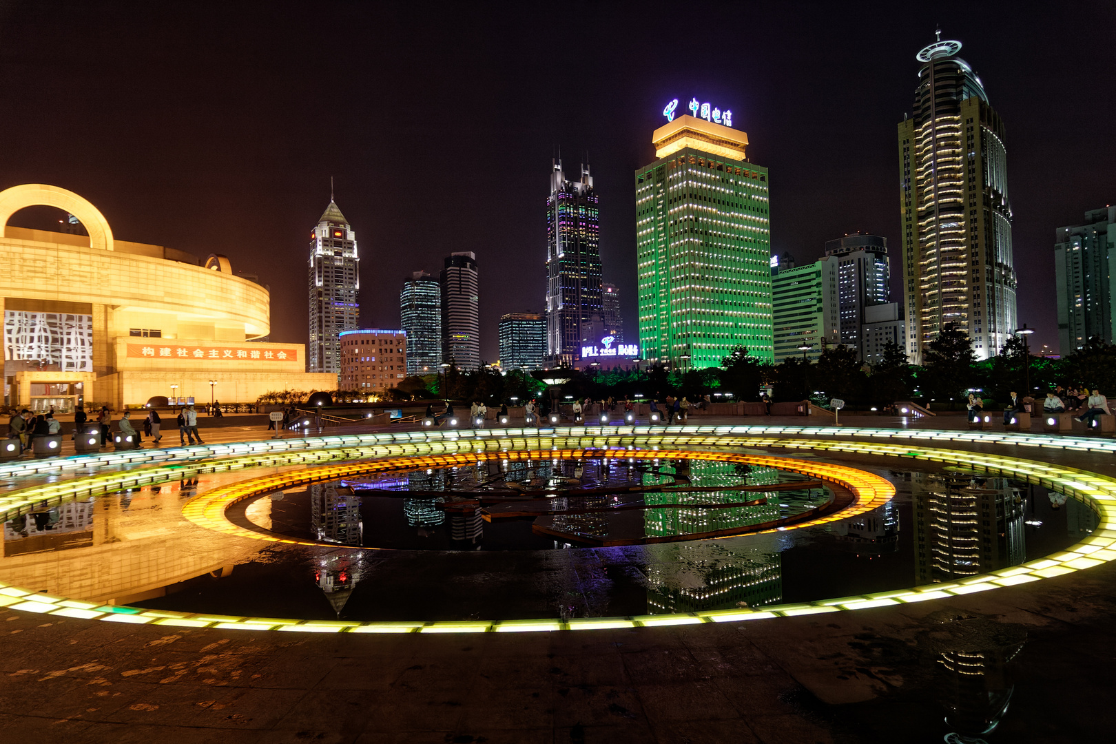 Shanghai bei Nacht